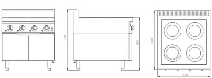 四頭煲仔爐圖紙 四頭煲仔爐圖紙