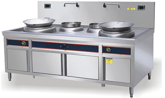 商用雙炒雙水電磁灶 商用雙炒雙水電磁灶